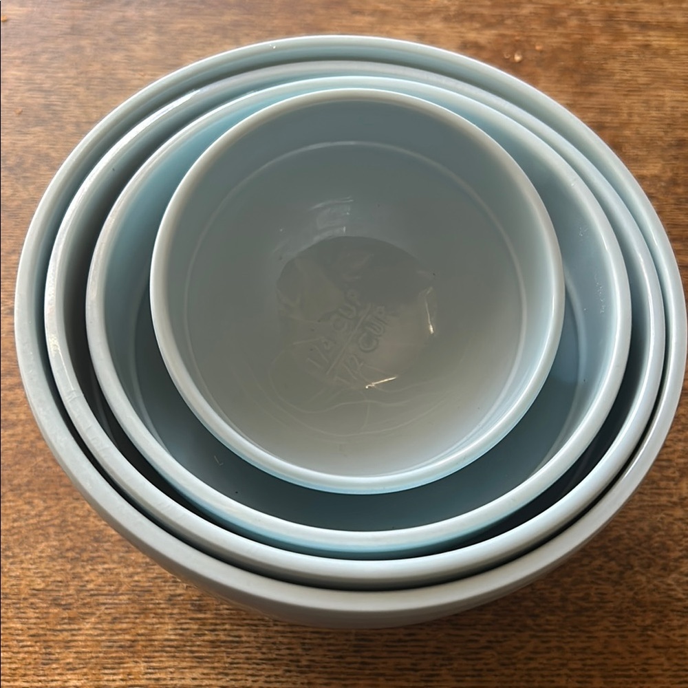 Melanie measuring cups Light Blue Nesting Bowls